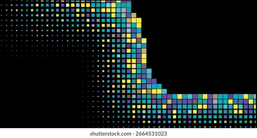 Background colorful halftone gradient vector