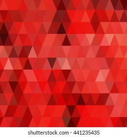 Background with colorful hex grid and blurred picture