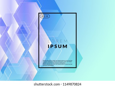  background Colorful hexagon simple shape polygon composition, Suitable For Wallpaper  Banner  Card  Book Illustration  Web Landing Page  and Other Related Creative