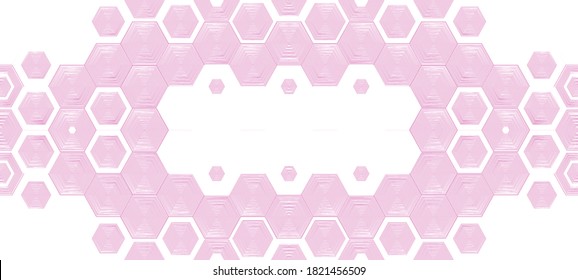 Fondo de coloridas figuras hexagonales. Resumen del fondo del peine de miel.