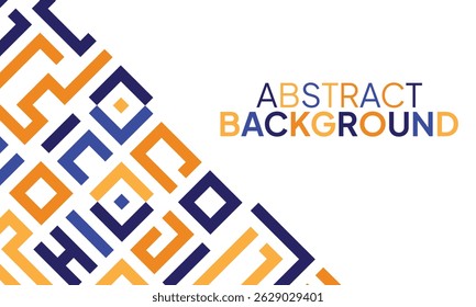 Background with colorful lines abstract stylish mosaic flat design template.