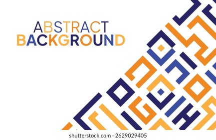 Background with colorful lines abstract stylish mosaic flat design template.