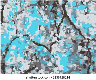 the background with colorful modern abstract pattern in grunge style