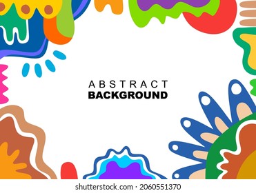 
fondo, ilustración de vector colorido orgánico abstracto