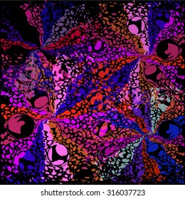Background colorful paint stains. Vector