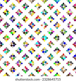 Hintergrund mit buntem Muster. Abstrakter Hintergrund. Perfekt für Mode, Stoffdesign, süße Stoffe, Tapete, Wickelpapier und Heimgestaltung.