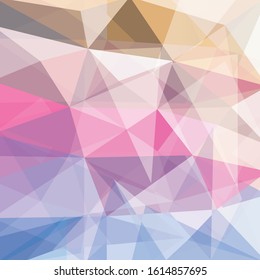 Background of colorful polygonal shapes. Vector illustration