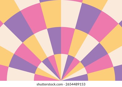 Fondo con rayos de colores. Ilustración Abstractas en estilo plano.
