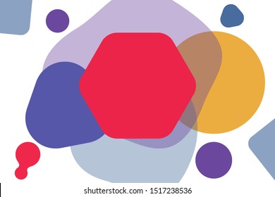 Background from colorful rhombus, triangles, circle figures. Abstract composition. Brochure cover design, banner frame, text font. Vector EPS 10.