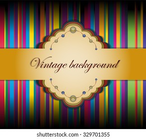 Background with colorful  ribbons.