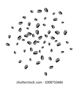 Background with Colorful scribbles. Trendy Pattern for Postcard, Print, Banner or Poster. Little scribbles For Decoration or background. Vector
