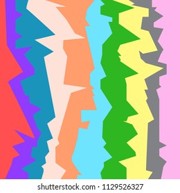 Background with colorful shapes. Idea for covers, books. Vector illustration