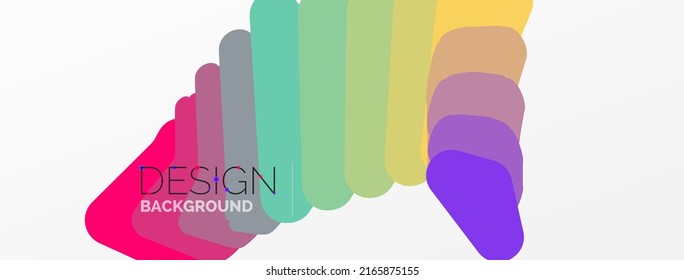 Background colorful shapes template. Wallpaper for concept of AI technology, blockchain, communication, 5G, science, business and technology
