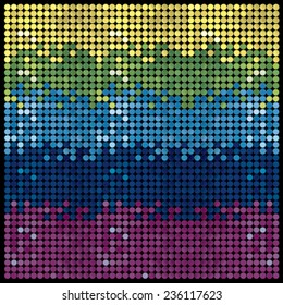 Background of colorful of shiny dots