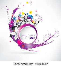 Background with colorful spots