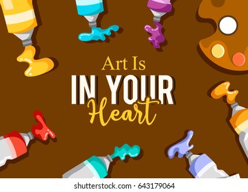Background with colorful spots and sprays. Vector illustration.