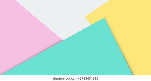 Plano de fundo colorido blocos quadrados de cores formas triângulos simples mínima geométrica papel de escritório