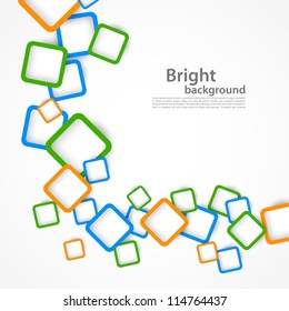 Background with colorful squares