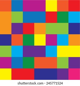 background with colorful squares