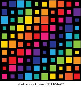 Fondo con cuadros coloridos