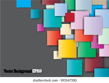 Background with colorful squares.Color mosaic pattern design, vector illustration eps10