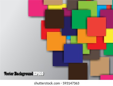 Background with colorful squares.Color mosaic pattern design, vector illustration eps10