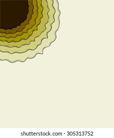 Background with colorful torn papers.