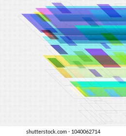 Background of colorful triangle or geometric shapes for background or backdrop ESP10.