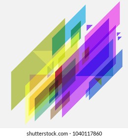 Background of colorful triangle or geometric shapes for background or backdrop ESP10.