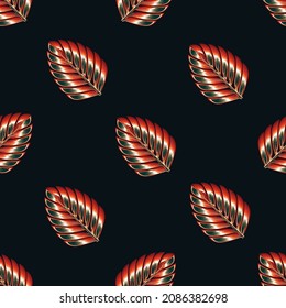 Background with colorful tropical palm leaves and abstraction on dark. Vector design. Flat jungle print. Floral background. wallpaper decorative. Exotic tropics. tropical prints background