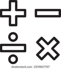 background colorful vector math symbols designs