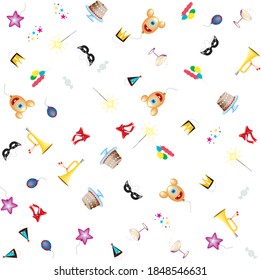 background colorful vector pattern created for birthday party 
