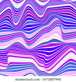 Background with colorful wavy line. Vector illustration