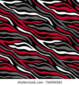 Background with colorful Zebra skin pattern