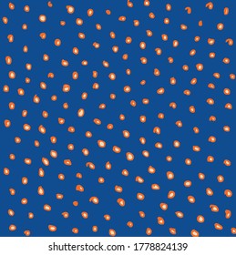 background with colorfull dots blue orange and yellow 