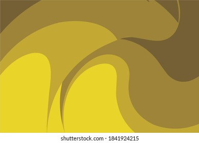 Arrière-plan aux couleurs du vert clair Florentin, jaune bananier, olive avec combinaison de couleurs kaki, conception présentant des formes abstraites aux formes telles que l'eau de mer
