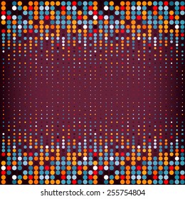 Background with the coloured circles in a vector. Eps10 illustration