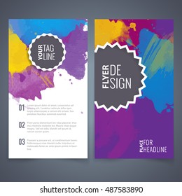 background colourful conceptual vector insert watercolor template flyer layout design elements background colourful color makeup commercial rose star build scene performance blue look fancy imprint co