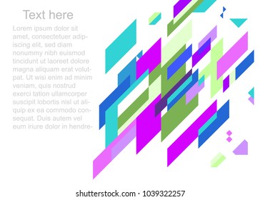 Background of colourful triangle or geometric shapes with copy space for background or backdrop ESP10.