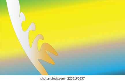 fondo con una combinación de azul claro, amarillo, verde claro y blanco
