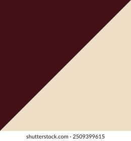 Combinação de fundo de duas cores. Cor marrom e creme. Para a cor das postagens de mídia nos modelos de mídia social.