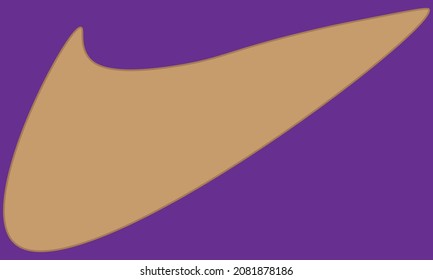 El fondo combina dos tonos marrones y violetas.
