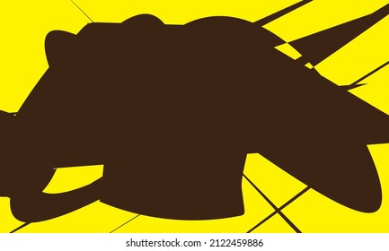 background with a combination of yellow and dark brown