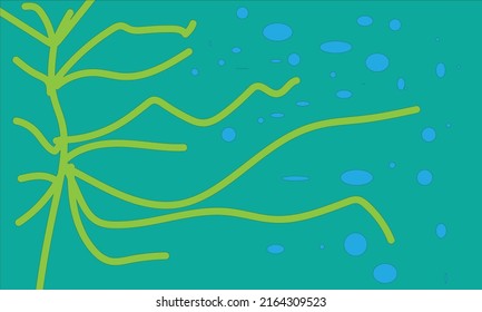 background with a combination of yellow, light blue and turquoise green,