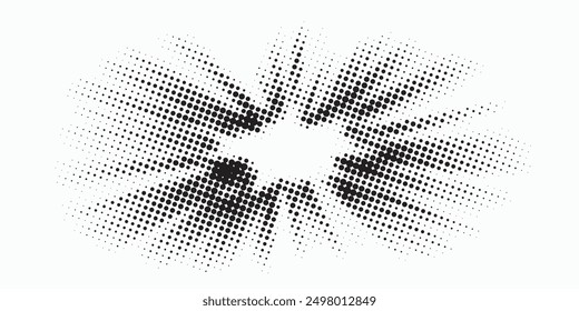 Background of comic book action lines. Speed lines Manga frame isolated on transparent background. Vector graphic design modern 