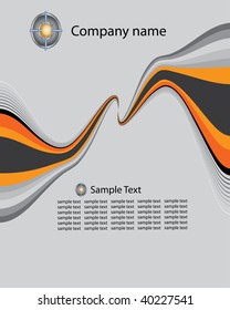 Background for company name and text