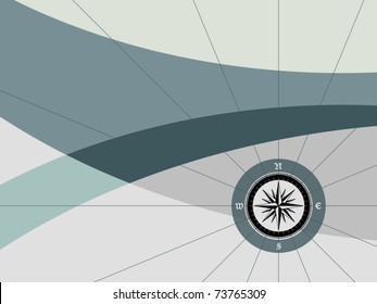 Background with compass