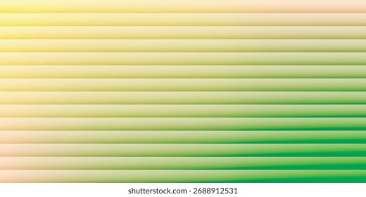 Un fondo compuesto de rayas Horizontales que muestran un gradiente de amarillo a la izquierda a verde a la derecha.