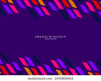 Background for the composition of colorful minimalist line art shapes with a modern concept.
