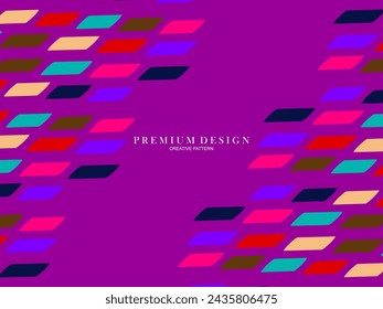 Background for the composition of colorful minimalist line art shapes with a modern concept.